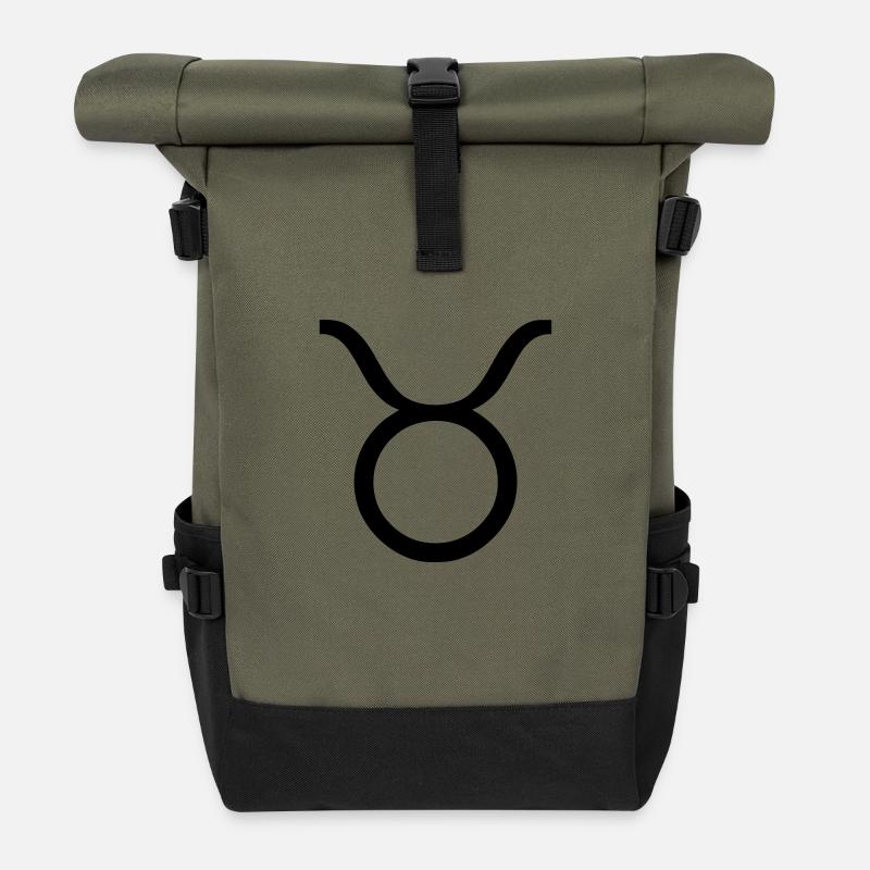stier1 - Rolltop Rucksack - Olive/Schwarz
