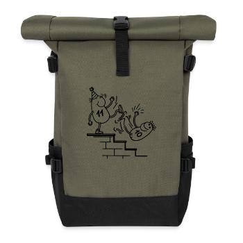 11th Birthday Party Funny For 11 Years Old - Sac à dos roll top - olive/noir - Devant