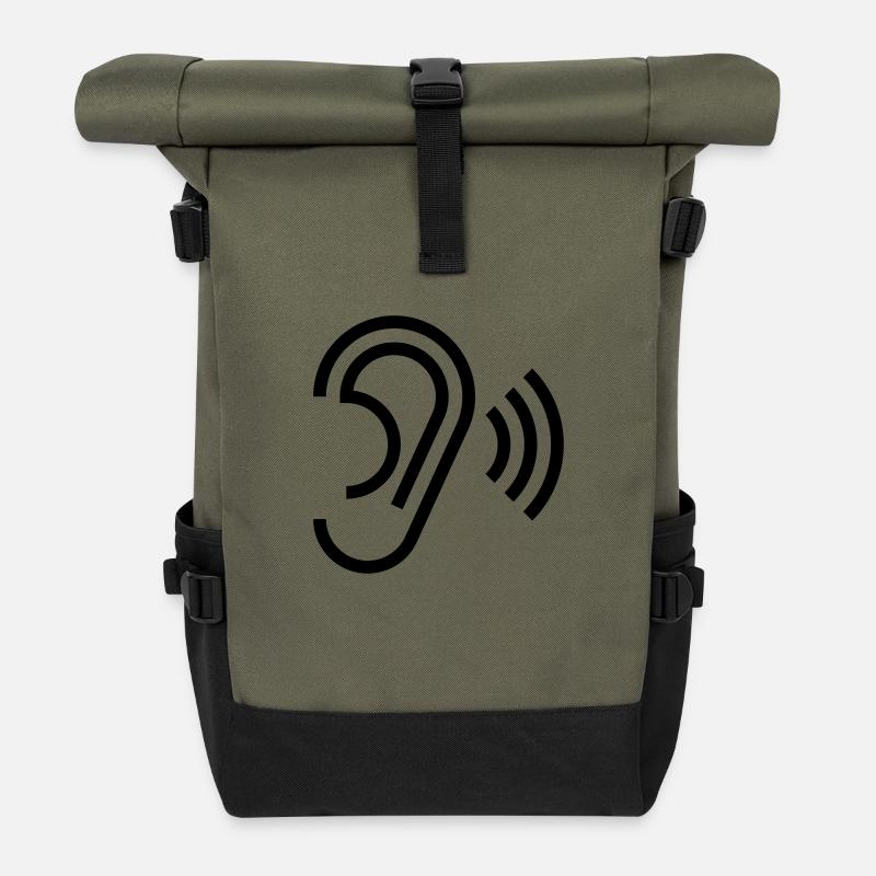 Ohr - Rolltop Rucksack - Olive/Schwarz