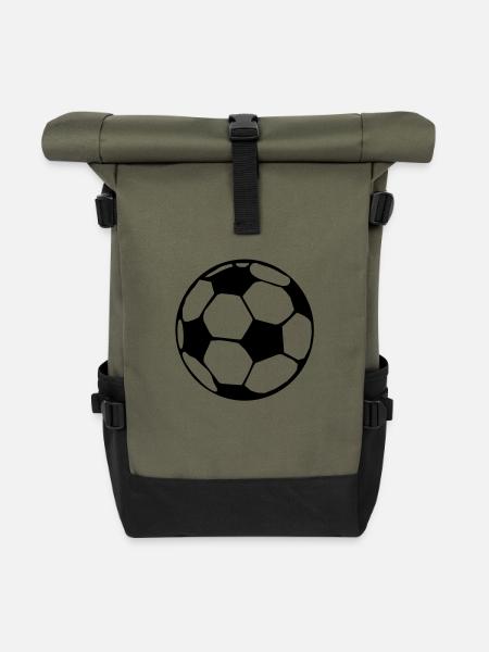 (rasenball) - Rolltop Rucksack - Olive/Schwarz