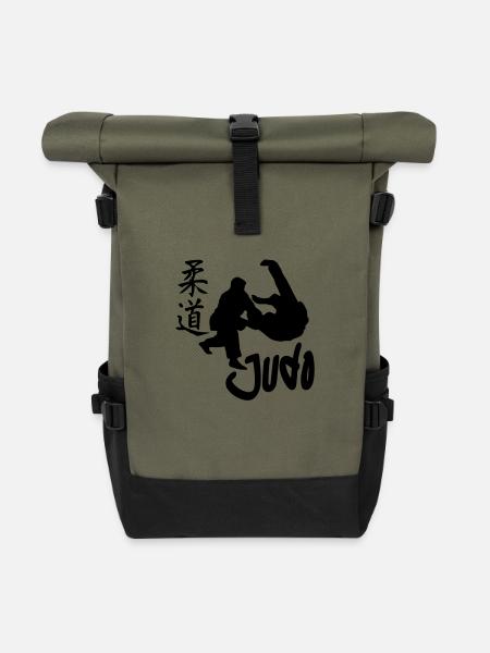 judo - Rolltop Rucksack - Olive/Schwarz