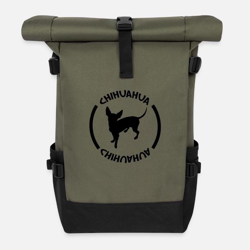 Chihuahua - Rolltop Rucksack - Olive/Schwarz