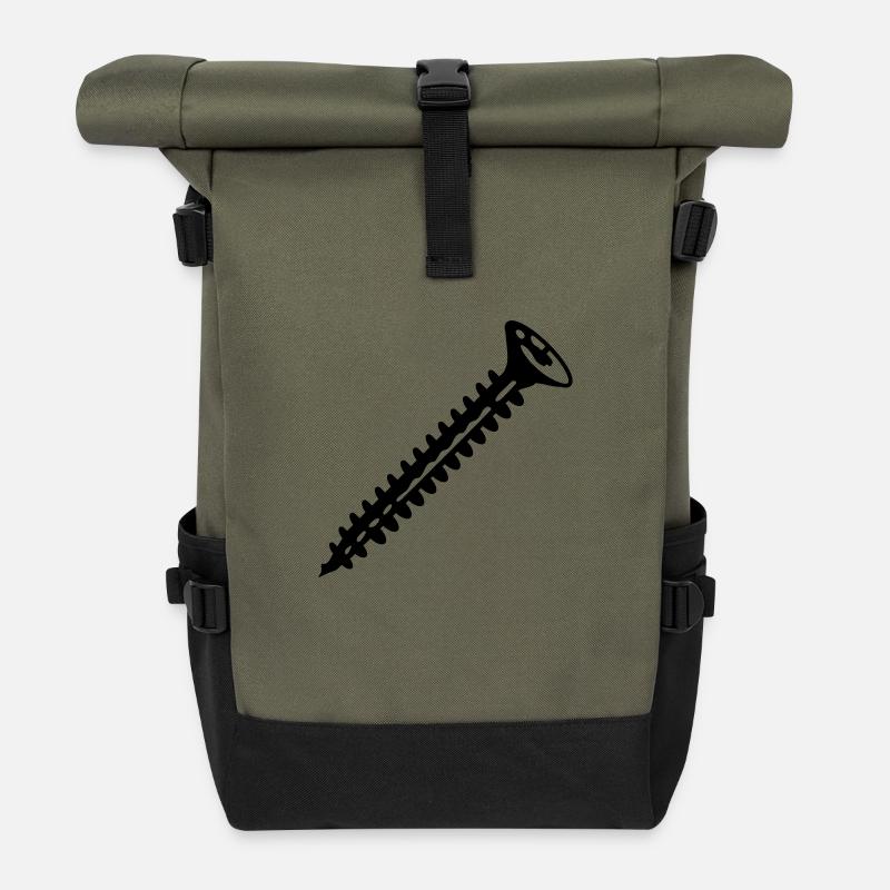 Schraube - Rolltop Rucksack - Olive/Schwarz