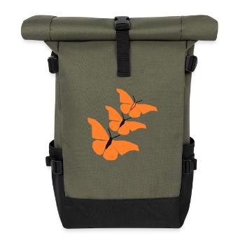 Eichsfelderlandkind - Rolltop Rucksack - Olive/Schwarz - Vorne