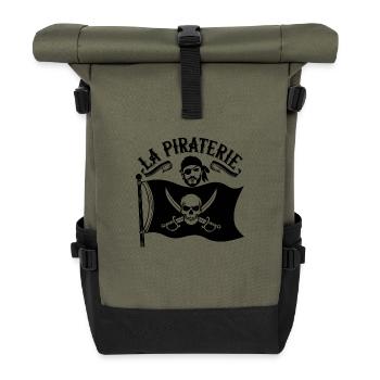 La piraterie - Sac à dos roll top - olive/noir - Devant