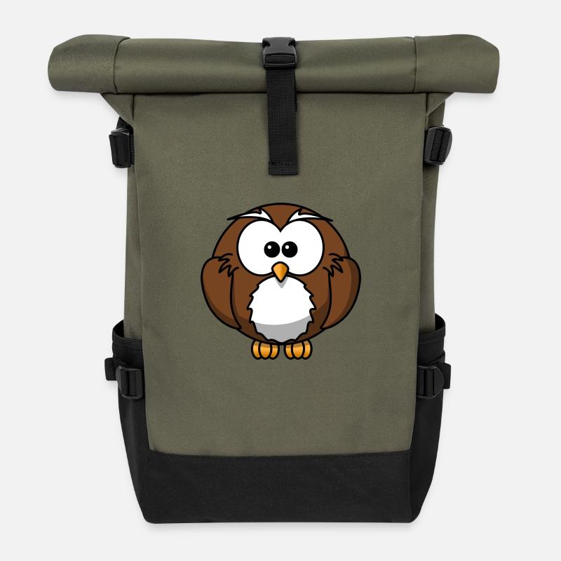 penguin113 - Sac à dos roll top - olive/noir