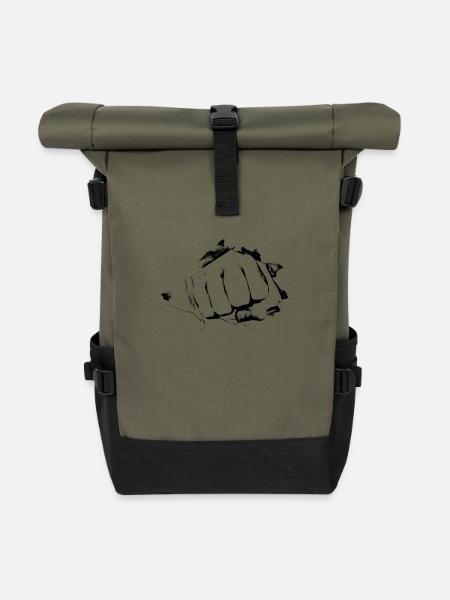 Faust - Rolltop Rucksack - Olive/Schwarz