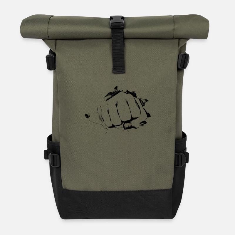 Faust - Rolltop Rucksack - Olive/Schwarz