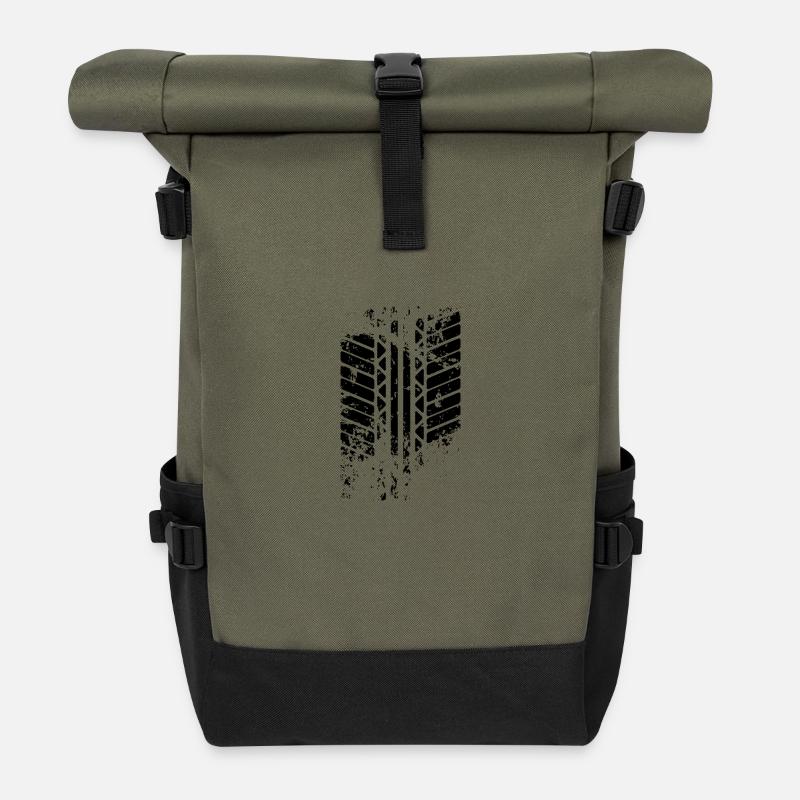 Reifen - Rolltop Rucksack - Olive/Schwarz