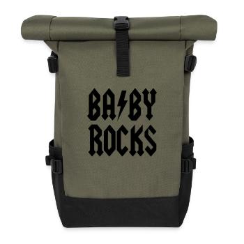 baby - Rolltop Rucksack - Olive/Schwarz - Vorne