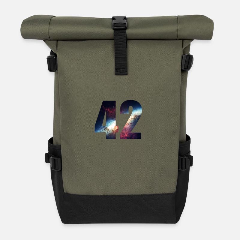 the Answer 42 - Sac à dos roll top - olive/noir
