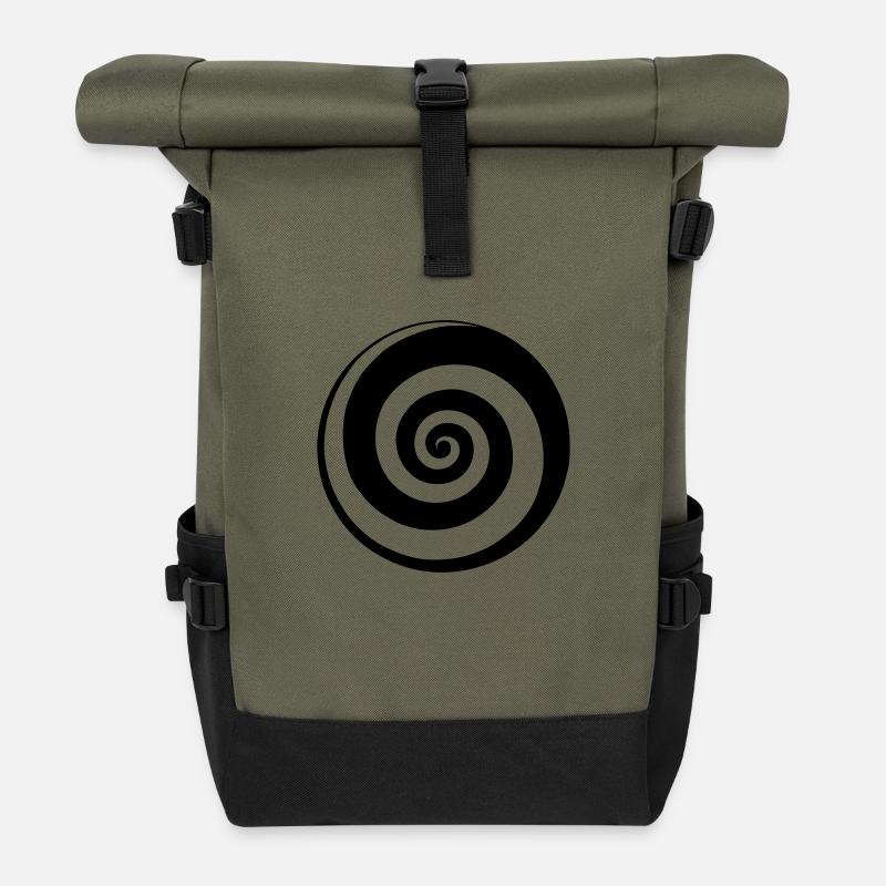 Spiral - Rolltop Rucksack - Olive/Schwarz