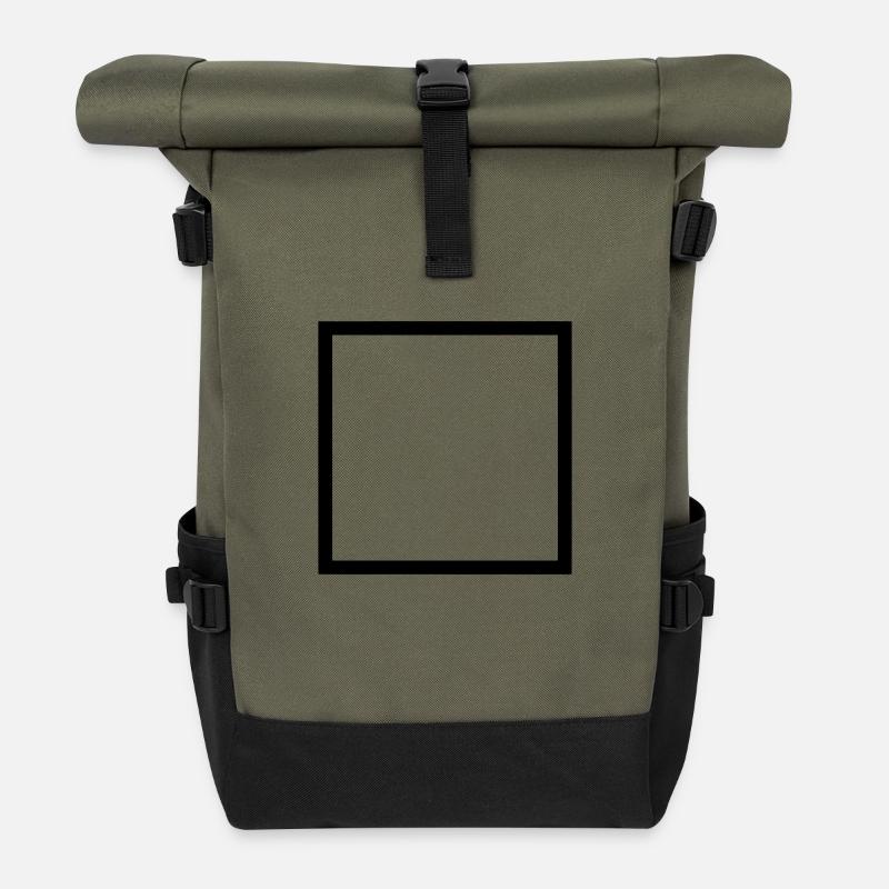 Anpassen / Anpassung / fertigen / Customize it - Rolltop Rucksack - Olive/Schwarz