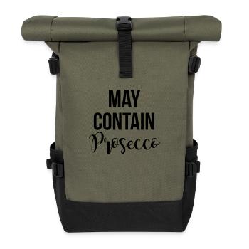 Prosecco - Sac à dos roll top - olive/noir - Devant