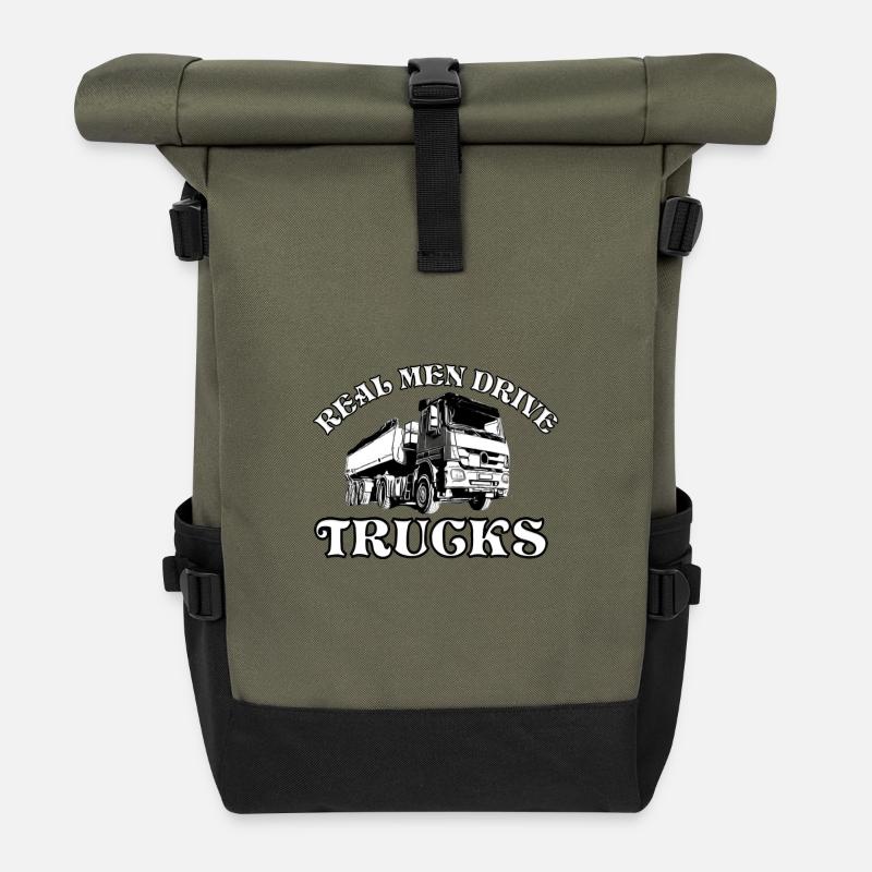 Lastwagen - Rolltop Rucksack - Olive/Schwarz