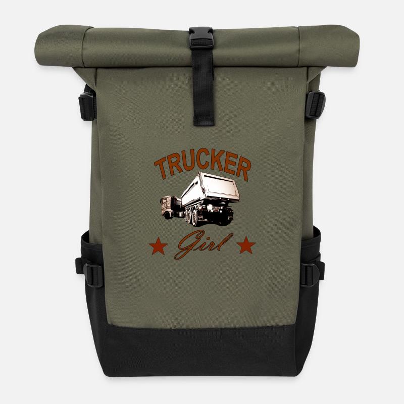 Truck - Rolltop Rucksack - Olive/Schwarz
