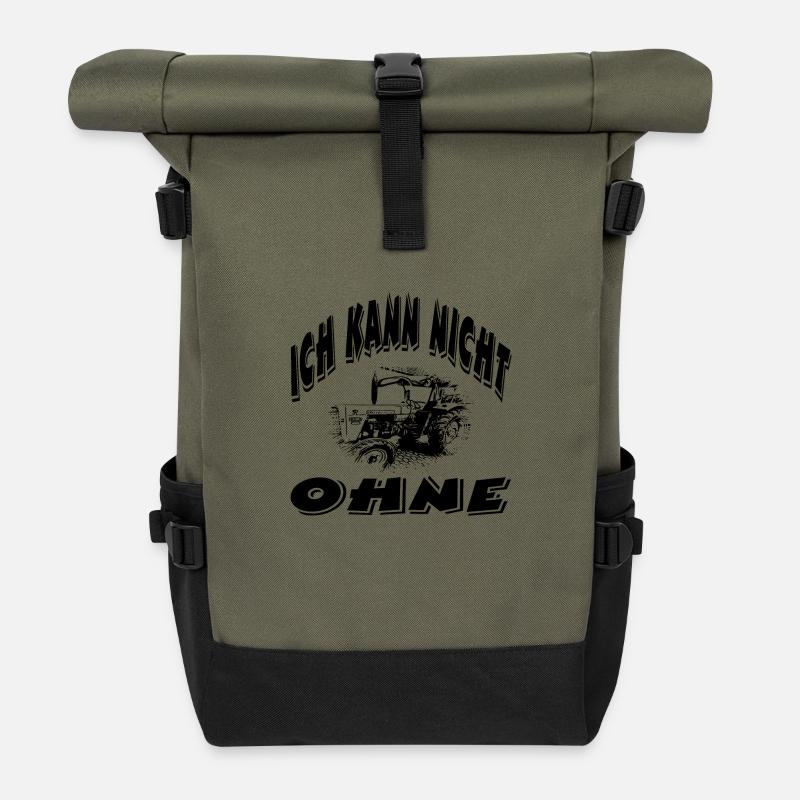 Traktor - Rolltop Rucksack - Olive/Schwarz