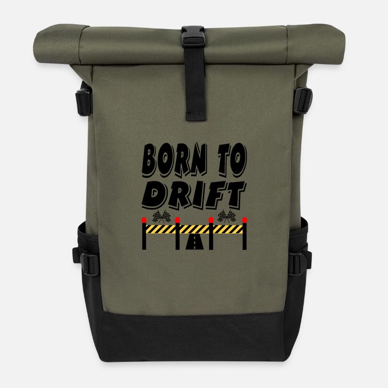 Auto - Rolltop Rucksack - Olive/Schwarz