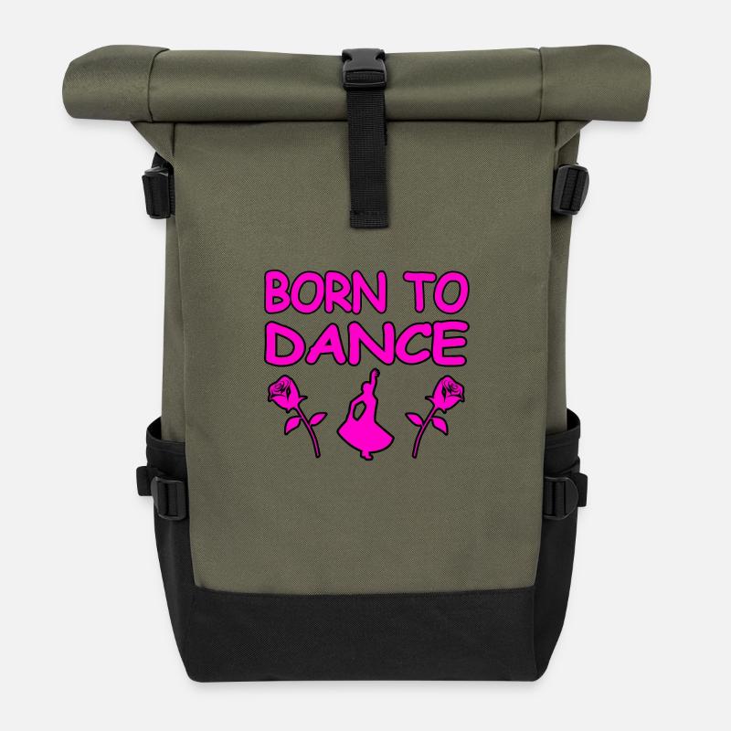 Tanzen - Rolltop Rucksack - Olive/Schwarz