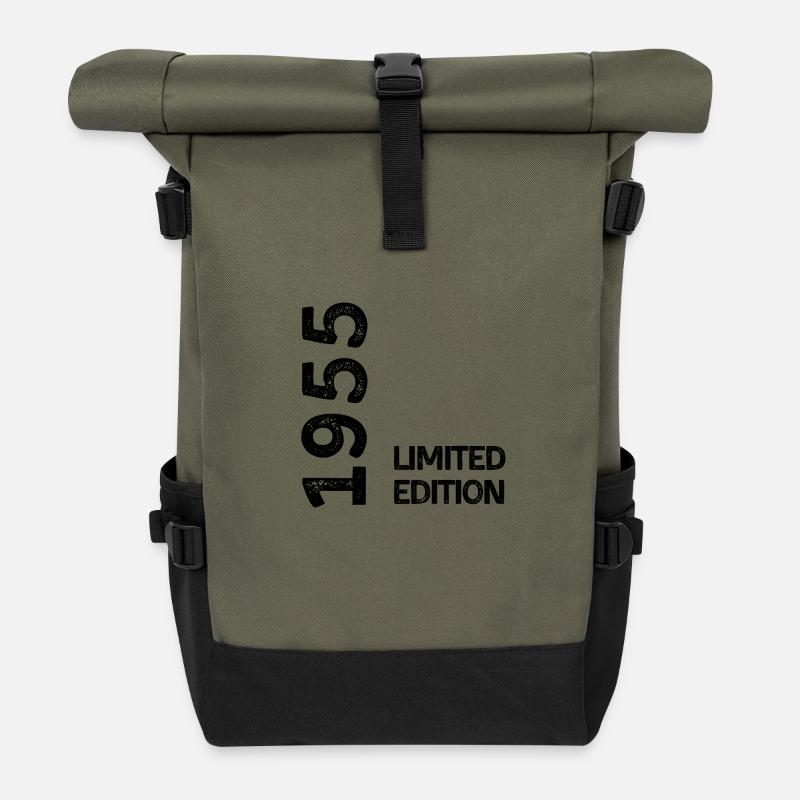 1955 limited edition - Sac à dos roll top - olive/noir