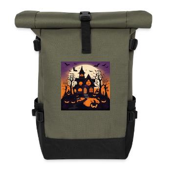 Maléfice, Maléfice ! La chemise parfaite pour chaque fête de sorcière - Sac à dos roll top - olive/noir - Devant