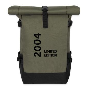Limitierte Auflage 2004 - Rolltop Rucksack - Olive/Schwarz - Vorne