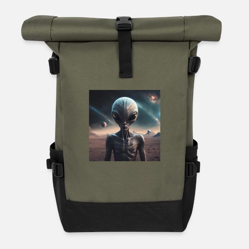 Alien - Rolltop Rucksack - Olive/Schwarz