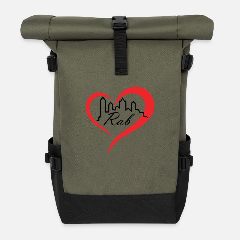 Rab Vibes – Pure Inselmagie - Rolltop Rucksack - Olive/Schwarz