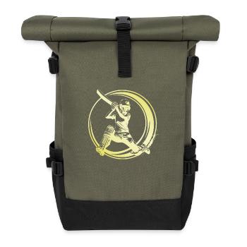 Cricket Frau - Rolltop Rucksack - Olive/Schwarz - Vorne