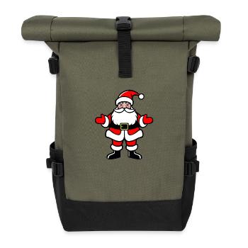 Weihnachtsmann, santa claus figure Święty Mikołaj - Sac à dos roll top - olive/noir - Devant