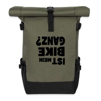 Bike - Rolltop Rucksack - Olive/Schwarz - Vorne