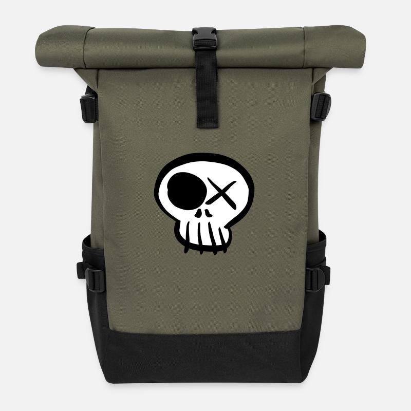 Pirate - Sac à dos roll top - olive/noir