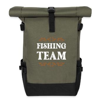 Fishing Crew - Roll Top Backpack - olive/black - Front