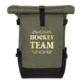 Équipe de hockey - Sac à dos roll top - olive/noir - Devant