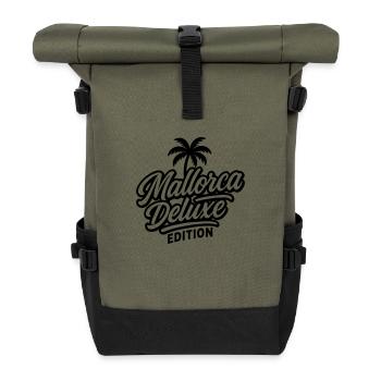 Mallorca Deluxe Edition - Rolltop Rucksack - Olive/Schwarz - Vorne