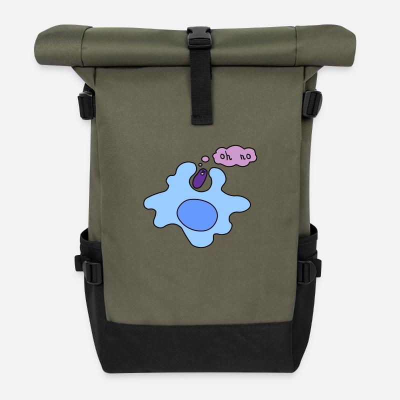 Phagozytose - Rolltop Rucksack - Olive/Schwarz