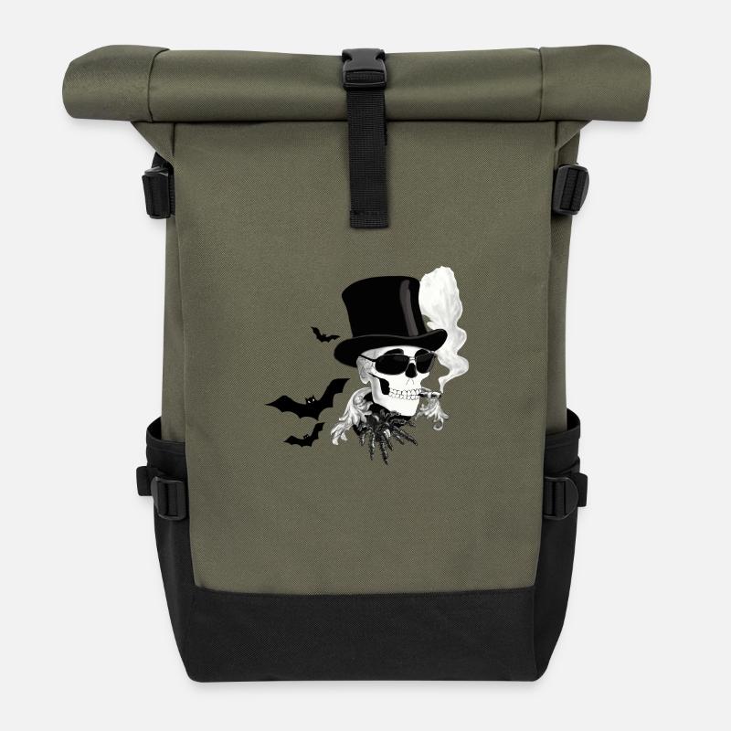 Geisterstunde - Rolltop Rucksack - Olive/Schwarz