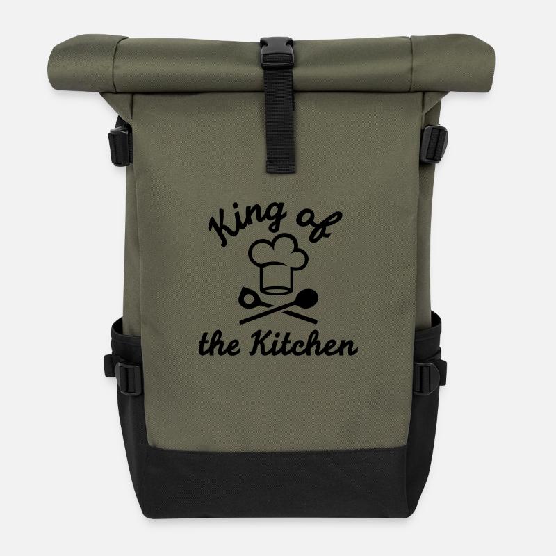 Koch - Rolltop Rucksack - Olive/Schwarz