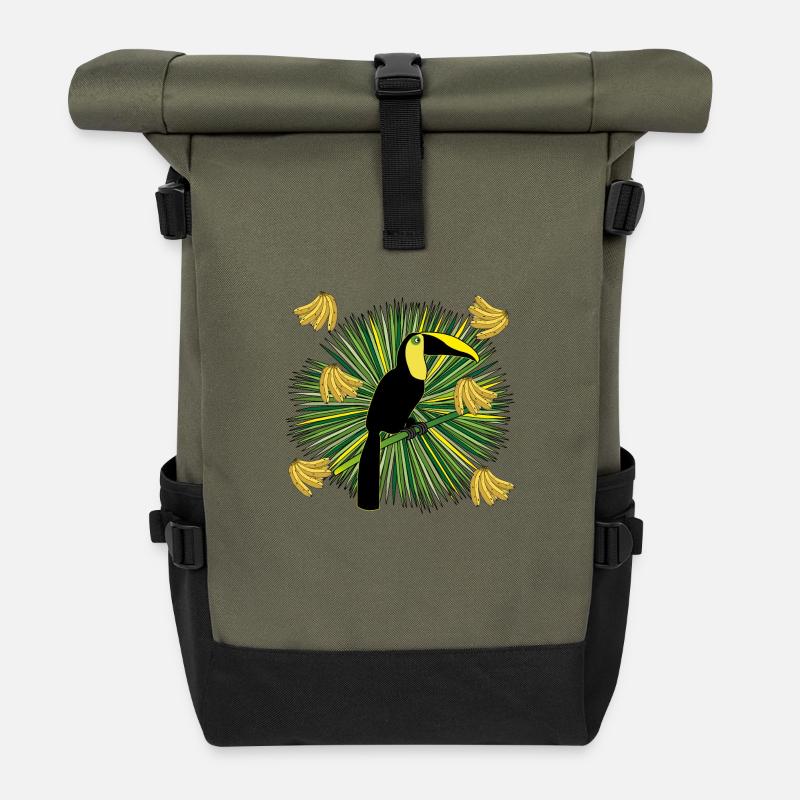 Tukan - Rolltop Rucksack - Olive/Schwarz
