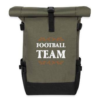 Équipe de football - Sac à dos roll top - olive/noir - Devant