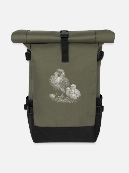 Wanderfalke - Rolltop Rucksack - Olive/Schwarz