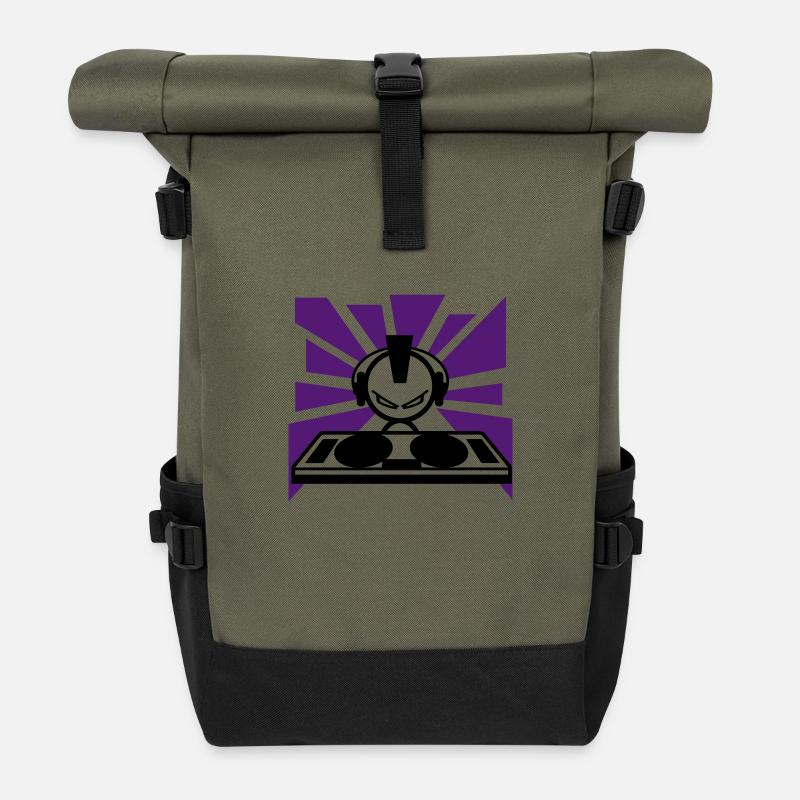 sound - Rolltop Rucksack - Olive/Schwarz