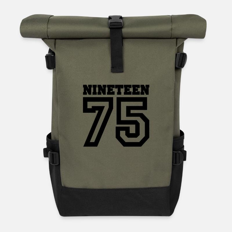 1975 - Rolltop Rucksack - Olive/Schwarz