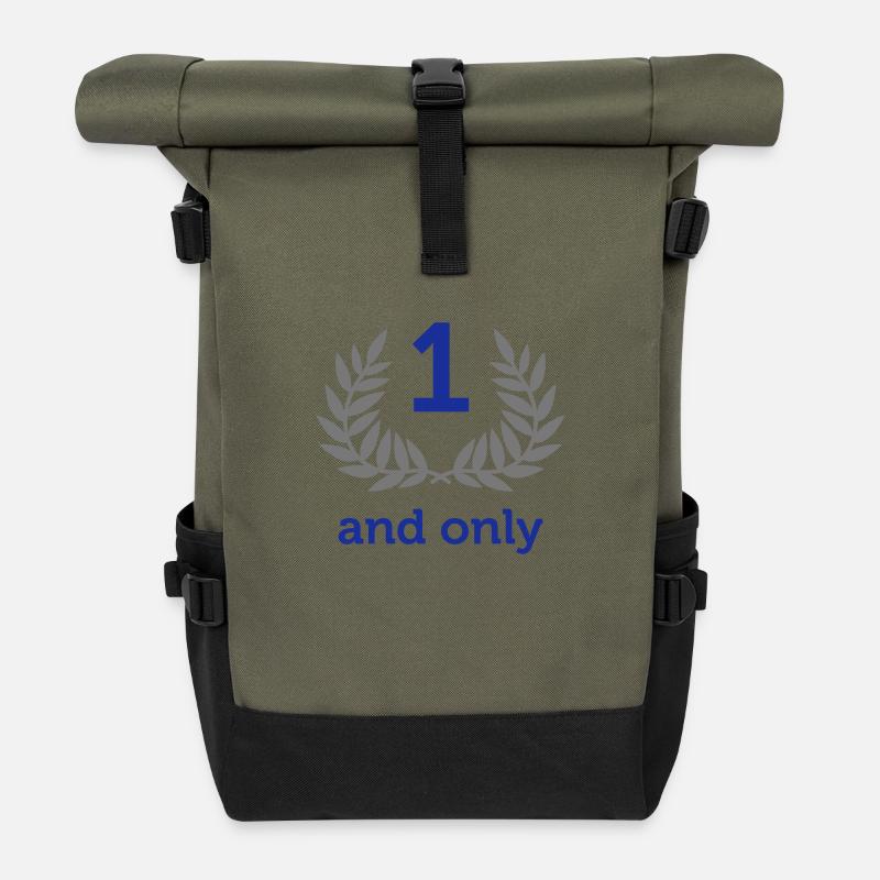 1 and only - Rolltop Rucksack - Olive/Schwarz