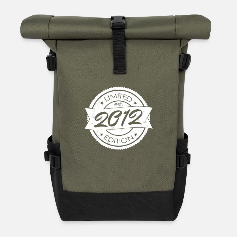 Limited Edition est 2012 - Rolltop Rucksack - Olive/Schwarz