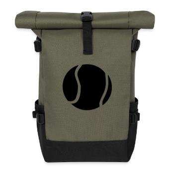 Tennis Ball - Roll Top Backpack - olive/black - Front