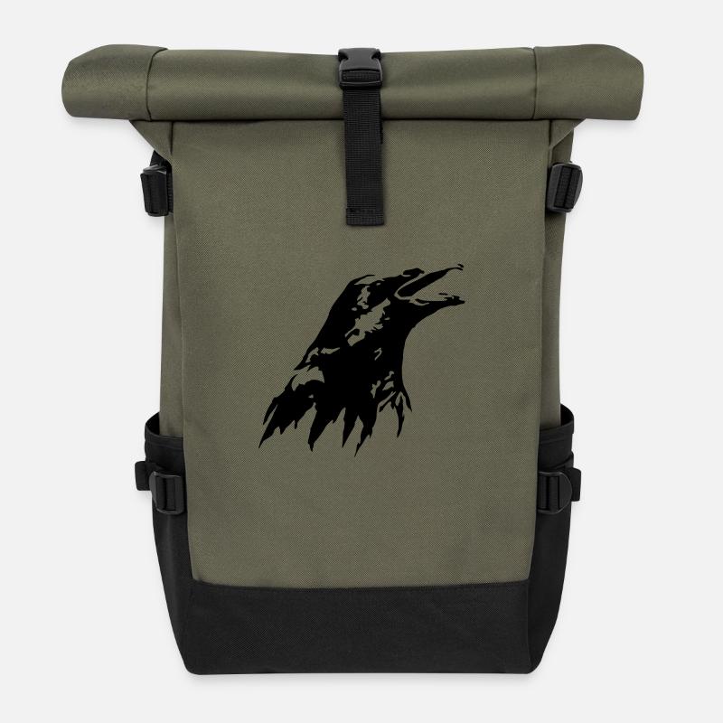 Rabe - Rolltop Rucksack - Olive/Schwarz
