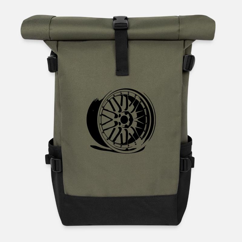 Felge1 - Rolltop Rucksack - Olive/Schwarz