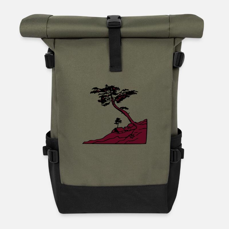 Le Gurp - Rolltop Rucksack - Olive/Schwarz