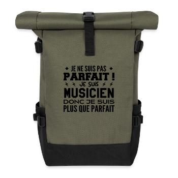 Un Musicien plus que parfaite, métier de rêve - Sac à dos roll top - olive/noir - Devant